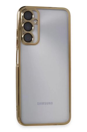 Newface Samsung Galaxy A05S Kılıf Razer Lensli Silikon - Gold