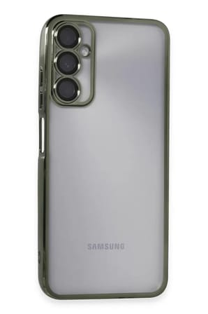 Newface Samsung Galaxy A05S Kılıf Razer Lensli Silikon - Yeşil