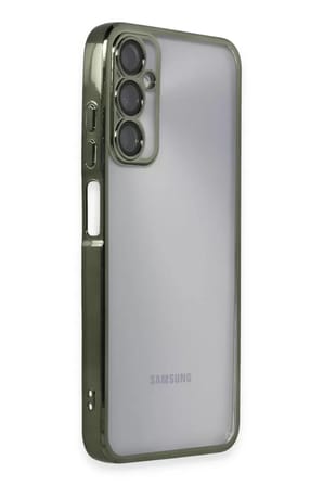 Newface Samsung Galaxy A05S Kılıf Razer Lensli Silikon - Yeşil
