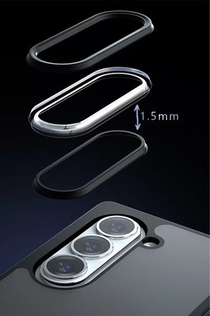 Newface Samsung Galaxy Z Fold 5 Kılıf Blur Fold Magsafe Kapak - Siyah