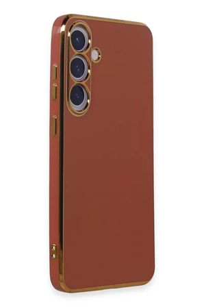 Newface Samsung Galaxy S24 Plus Kılıf Volet Silikon - Kırmızı