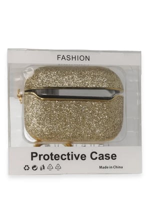 Newface Apple Airpods 3 (3.nesil) Spell Simli Kılıf - Gold