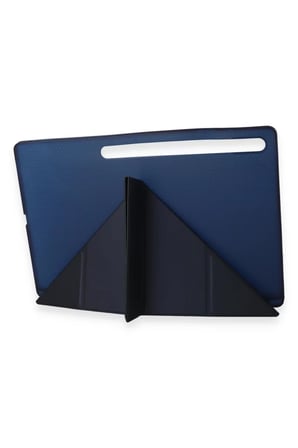 Newface Samsung Galaxy X910 Tab S9 Ultra 14.6 Kılıf Kalemlikli Mars Tablet Kılıfı - Lacivert