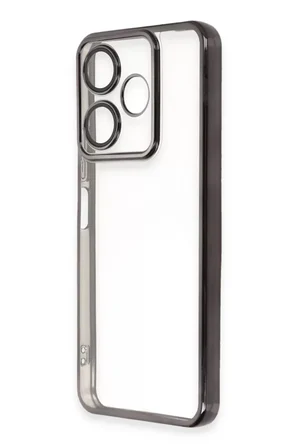 Newface Xiaomi Redmi 13 4G Kılıf Razer Lensli Silikon - Siyah