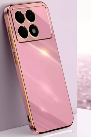 Newface Xiaomi Poco X6 Pro Kılıf Volet Silikon - Mor