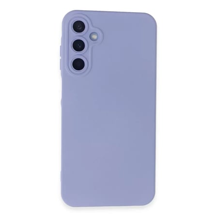 Newface Samsung Galaxy A15 4G Kılıf Nano içi Kadife Silikon - Lila