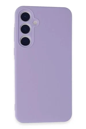 Newface Samsung Galaxy A35 5G Kılıf Nano içi Kadife Silikon - Lila