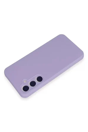 Newface Samsung Galaxy A35 5G Kılıf Nano içi Kadife Silikon - Lila