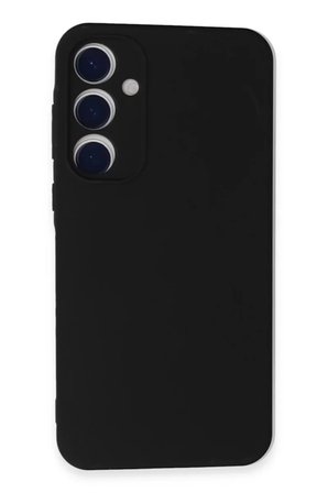 Newface Samsung Galaxy A55 5G Kılıf Nano içi Kadife Silikon - Siyah