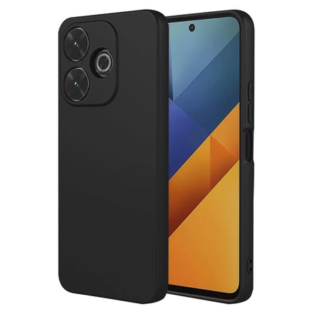 Newface Xiaomi Redmi 13 4G Kılıf Nano içi Kadife Silikon - Siyah