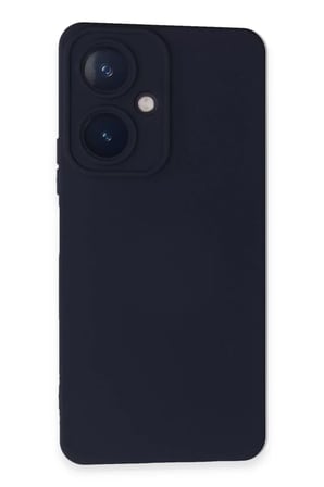 Newface Vivo Y27 Kılıf Nano içi Kadife Silikon - Lacivert