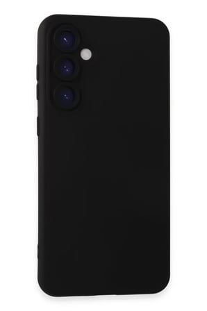 Newface Samsung Galaxy S24 Kılıf Nano içi Kadife Silikon - Siyah