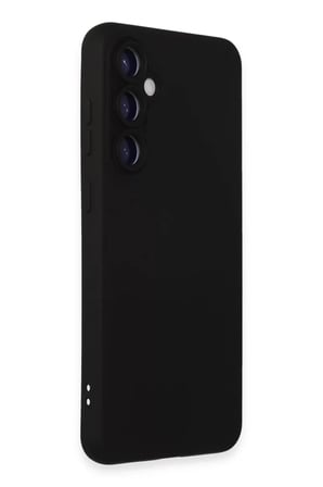 Newface Samsung Galaxy S24 Kılıf Nano içi Kadife Silikon - Siyah