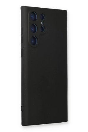 Newface Samsung Galaxy S24 Ultra Kılıf Nano içi Kadife Silikon - Siyah