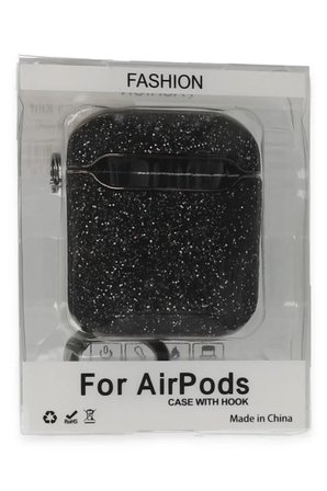 Newface Apple Airpods 2 (2.nesil) Spell Simli Kılıf - Siyah