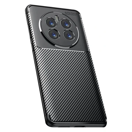 Newface Realme 12 Pro Plus Kılıf Auto Focus Karbon Kapak - Siyah