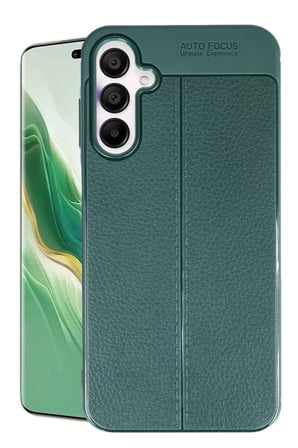 Newface Samsung Galaxy A15 4G Kılıf Auto Focus Kapak - Koyu Yeşil