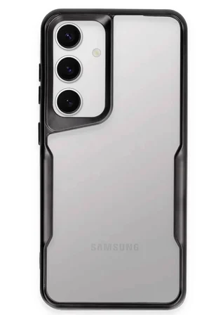 Newface Samsung Galaxy S24 Kılıf Boyi Silikon Kapak - Siyah