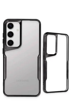 Newface Samsung Galaxy S24 Kılıf Boyi Silikon Kapak - Siyah