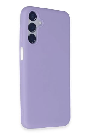 Newface Samsung Galaxy M15 Kılıf First Silikon - Lila
