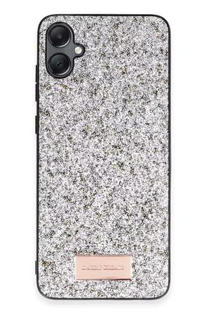 Onegif Samsung Galaxy A05 Bright Simli Kapak - Gümüş
