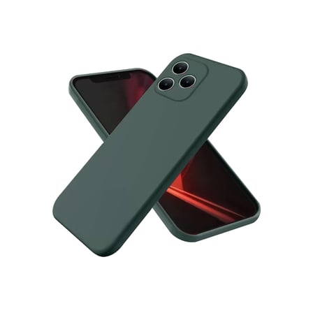 Newface Realme Note 50 4G Kılıf First Silikon - Koyu Yeşil