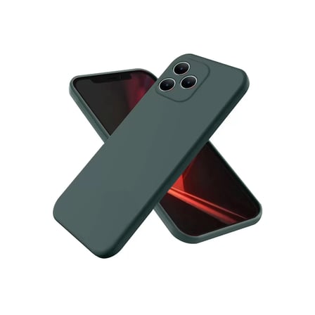 Newface Realme Note 50 4G Kılıf First Silikon - Koyu Yeşil