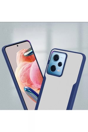 Newface Xiaomi Redmi Note 12 5G Kılıf Platin Silikon - Lila