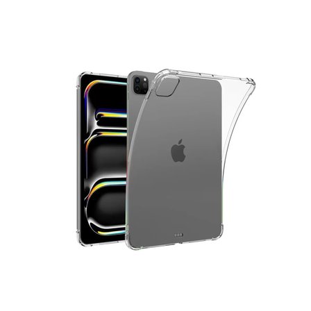 Newface Apple iPad Pro 11 (2024) Kılıf Anti Shock Tablet Silikon - Şeffaf
