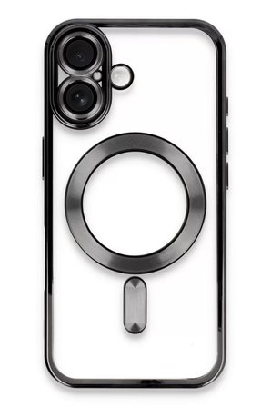Newface Apple iPhone 16 Kılıf Kross Magneticsafe Kapak - Siyah