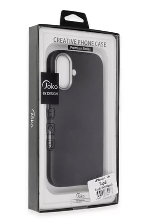 Joko Apple iPhone 16 Wonder Deri Magsafe Kapak - Siyah