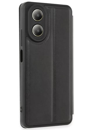 Newface Oppo A38 Kılıf Flip Cover - Siyah