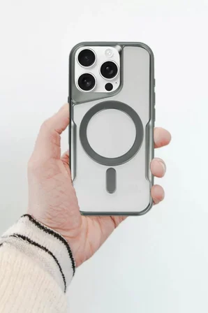 Newface Apple iPhone 11 Pro Max Kılıf Boyi Magsafe Silikon Kapak - Yeşil