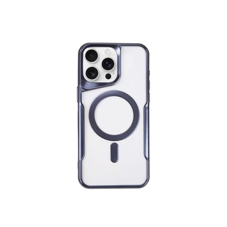 Newface Apple iPhone 14 Pro Max Kılıf Boyi Magsafe Silikon Kapak - Lacivert