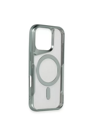 Newface Apple iPhone 16 Plus Kılıf Boyi Magsafe Silikon Kapak - Derin Mor