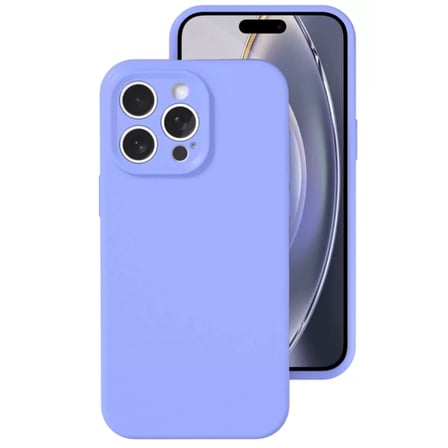 Newface Apple iPhone 16 Pro Kılıf Nano içi Kadife Silikon - Lila