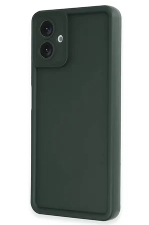 Newface Samsung Galaxy A06 Kılıf Viera Silikon - Koyu Yeşil