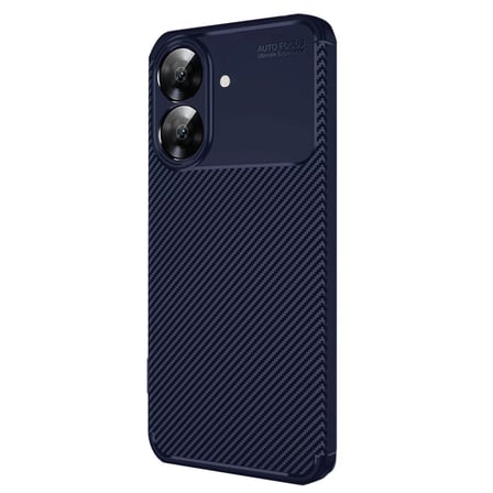 Newface Realme Note 60 Kılıf Auto Focus Karbon Kapak - Lacivert