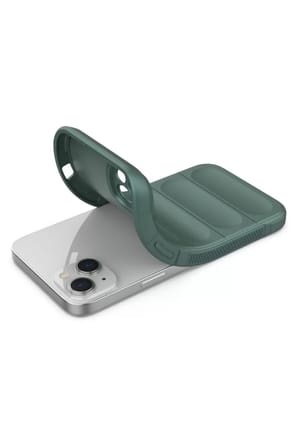 Newface Apple iPhone 16 Plus Kılıf Optimum Silikon - Koyu Yeşil