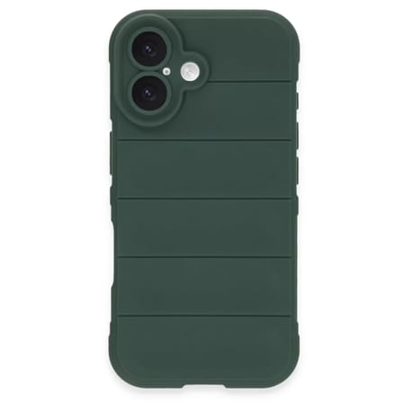 Newface Apple iPhone 16 Plus Kılıf Optimum Silikon - Koyu Yeşil