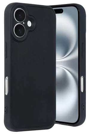 Newface Apple iPhone 16 Kılıf Aras Deri Kapak - Siyah