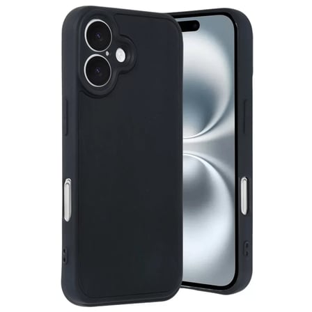 Newface Apple iPhone 16 Kılıf Aras Deri Kapak - Siyah