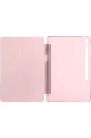Newface Apple iPad Pro 13 (2024) Kılıf Kalemlikli Hugo Tablet Kılıfı - Rose Gold