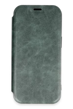 Newface Apple iPhone 16 Pro Kılıf Flip Cover - Koyu Yeşil