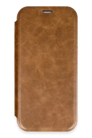 Newface Apple iPhone 16 Pro Max Kılıf Flip Cover - Taba