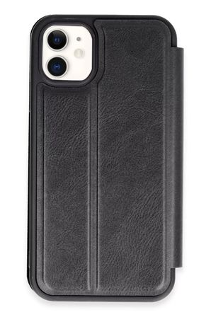 Newface Apple iPhone 11 Kılıf Flip Cover - Siyah