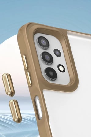 Newface Samsung Galaxy A52 Kılıf Penta Silikon Kılıf - Titan Gri