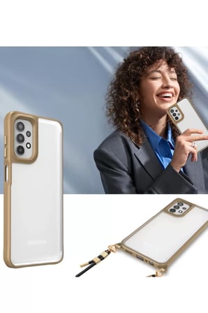 Newface Samsung Galaxy A52 Kılıf Penta Silikon Kılıf - Titan Gri