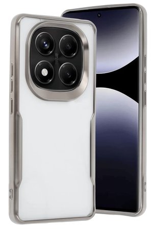 Newface Xiaomi Redmi Note 14 Pro Plus Kılıf Boyi Silikon Kapak - Titan Gri