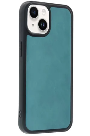 Newface Apple iPhone 14 Kılıf Aras Deri Kapak - Açık Yeşil